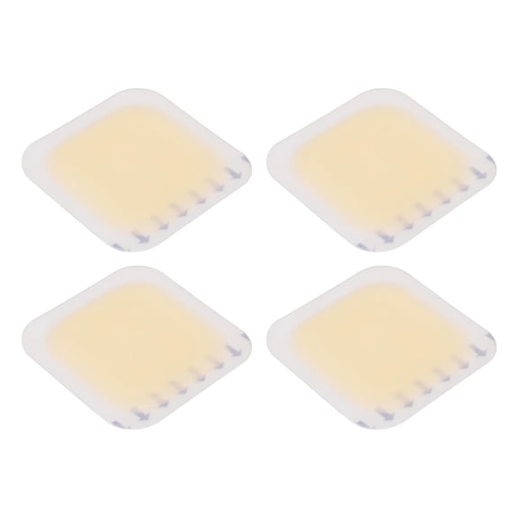 Waterproof Hydrocolloid Gel Blister Cushions for Foot Care and Heel Protection, Prevents Rubbing and Relieves Pain, Safe Medical Grade Adhesive Bandage Pads, Transparent Oval, 10 Count