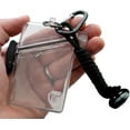 thumbnail image 1 of Waterproof ID Badge Holder with Lanyard & Clip - Money Holder for Swimming, Beach or Cruise - Clear Hard Plastic Water Proof Case for Key, Credit Cards & Travel Witz + Specialist ID (Clear), 1 of 8
