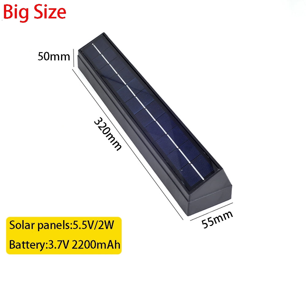 Waterproof IP65 Modern Minimalism Style Solar Wall Lamp with Lithium