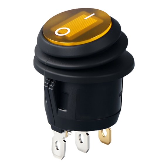 Switch Rocker Small Engine Waterproof IP65 Small Rocker Switches 220V 16A Rectangular Designs ...