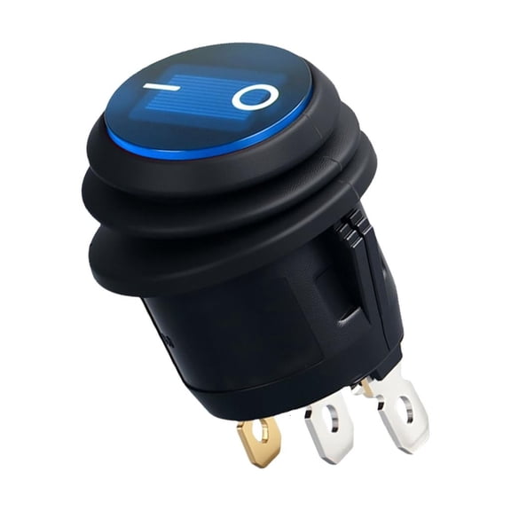 Lerpwige High Performances IP65 Electrical Switches 220V 16A Black 2 Poles ON/OFF