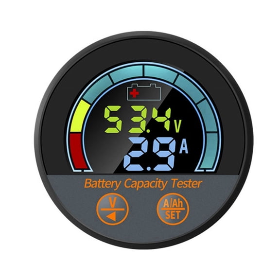 Waterproof IP67 Battery Tester 10-100V with 100A Shunt Energy Saving Capacity Monitor /SoC/Ah for Lithium, LiFePO4