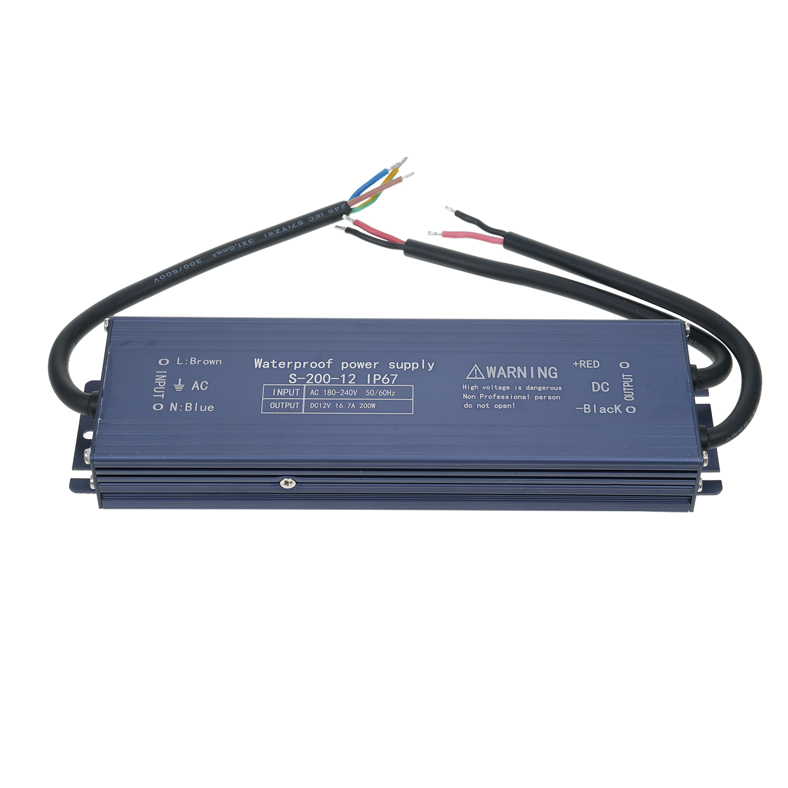 Waterproof IP67 Waterproof LED Driver Switch Power Supply Transformer ...