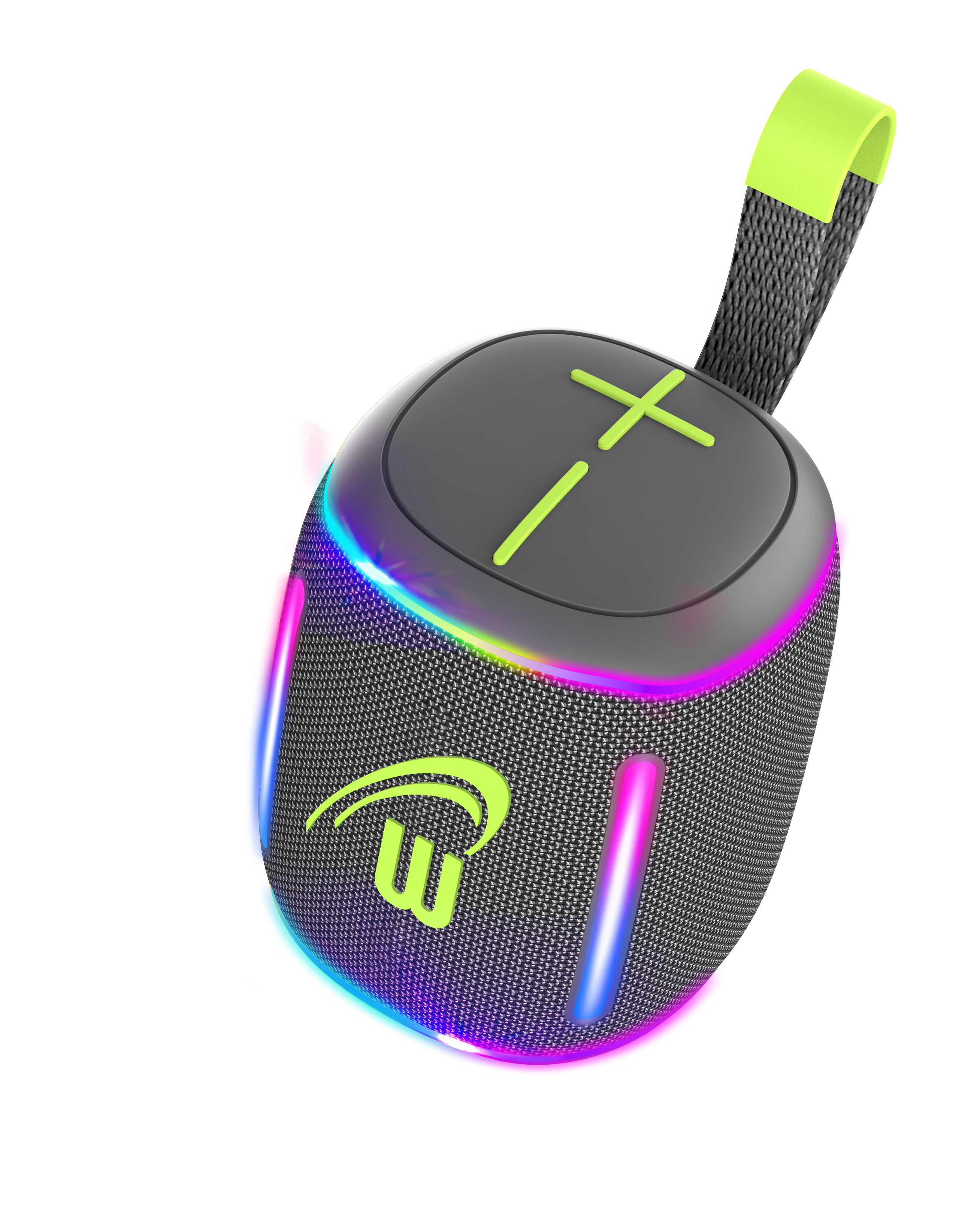 10W Waterproof IPX6 Mini Wireless Bluetooth Speaker with RGB Lights