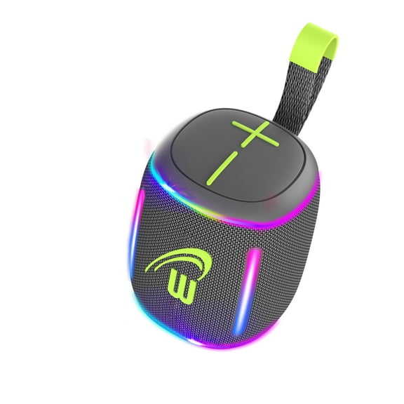 10W Waterproof IPX6 Mini Wireless Bluetooth Speaker with RGB Lights