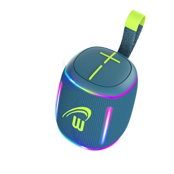 10W Waterproof IPX6 Mini Wireless Bluetooth Speaker with RGB Lights