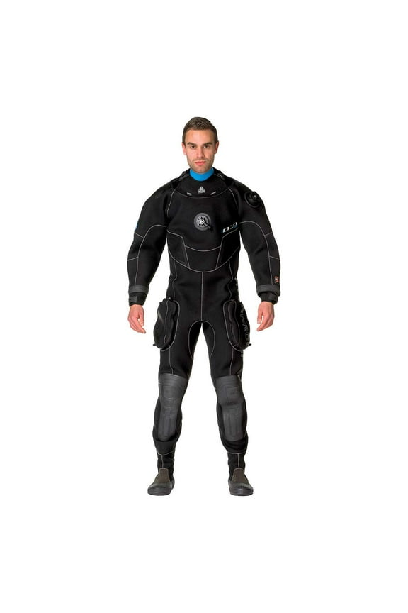 ISS D10 Neoprene Drysuit Mens (Black, ML)