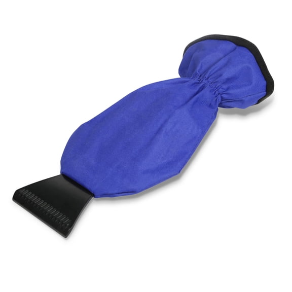 Waterproof Ice Scraper Mitt Fleece Lined Glove Car Windshield Snow Scraper Remover