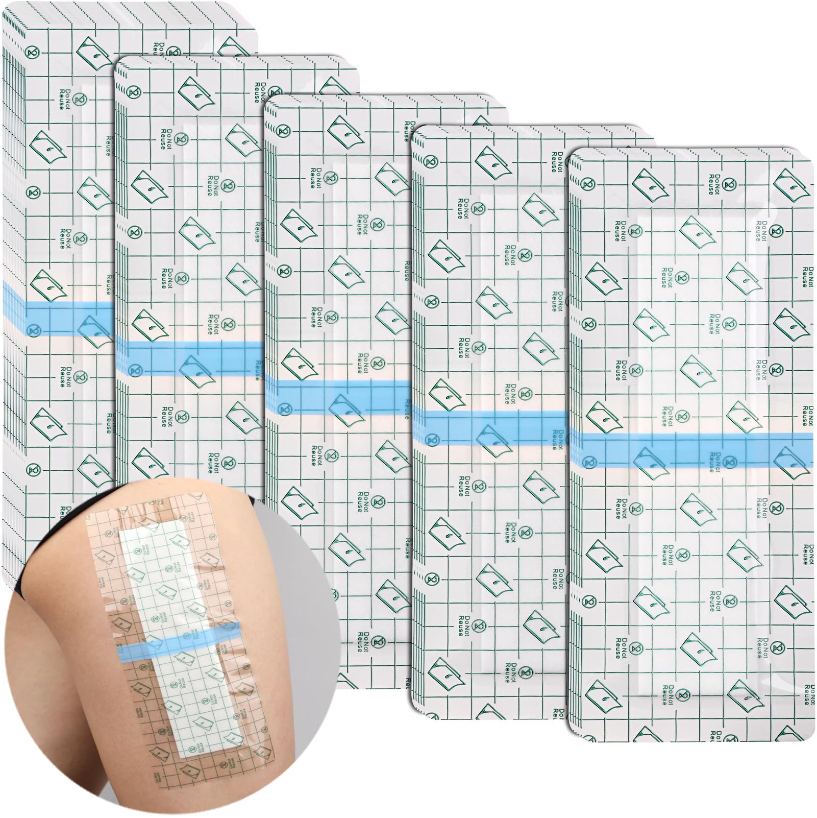 Waterproof Incision Bandages for Large Wounds Knee Hip Replacement
