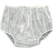 Waterproof Incontinence Underpants, Made of Soft Vinyl, Elastic Edges For Secure Fit, Hand Washable, Set Of 3 - Size Large