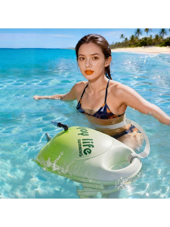 Waterproof Inflatable Floating Dry Bag Waist Strap Storage Pouch for Swimming Snorkeling Outdoor Water Sports Safety