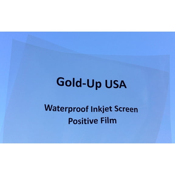 Waterproof Inkjet Transparency Film 13" x 19" 100 sheets - 4 Mil