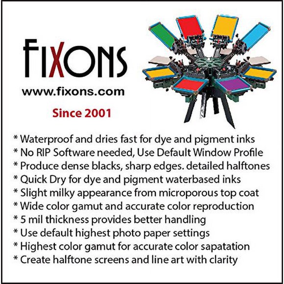 Inkjet Printable Transparency Film