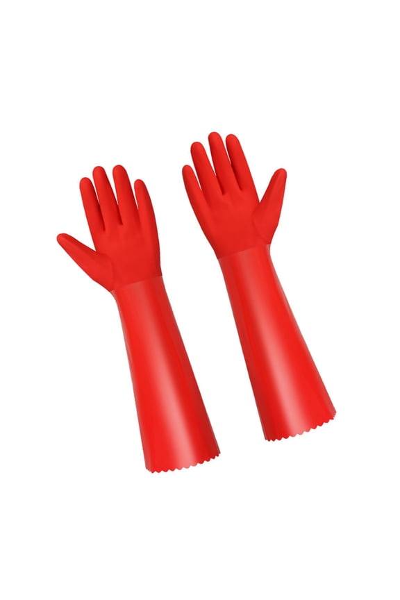 Waterproof Insulated Work Gloves with Extended Cuff Fleece Lined Thermal Retention Nonslip Design for Various Tasks Use