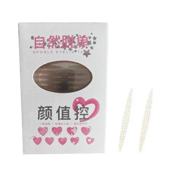 Waterproof Invisible Double Eyelid Tape - Self-Adhesive Invisible Double Eyelid Tape - Natural Fiber Eyelid Lifter Strips - Lift Strips & Instant Eye Tapes for Droopy Lids - Hooded Eyes - Style A