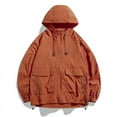 thumbnail image 1 of Waterproof Jacket Qiggri Men's Sunscreen Long Sleeved Hooded Lightweight Breathable Jacket, 1 of 7