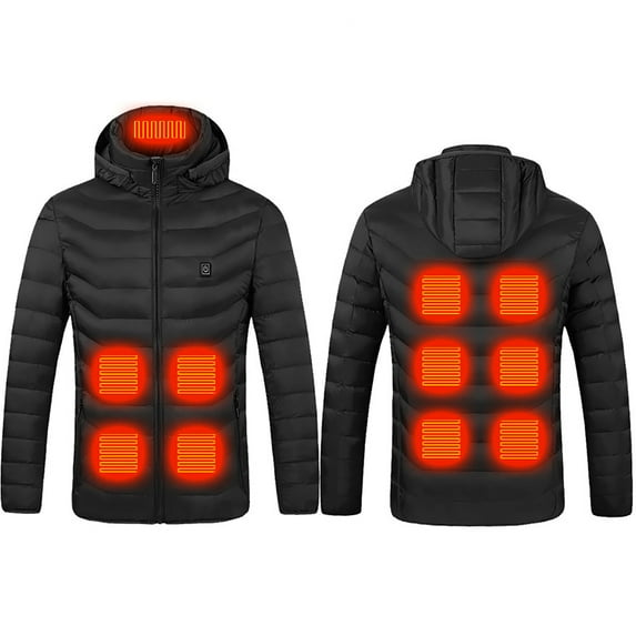 Waterproof Jackets For Women Heated Jackets Women with 3 Heating Levels, Soft Fleece Electric Lightweight Rechargeable USB Smart Heated Jackets Womens Winter Jackets