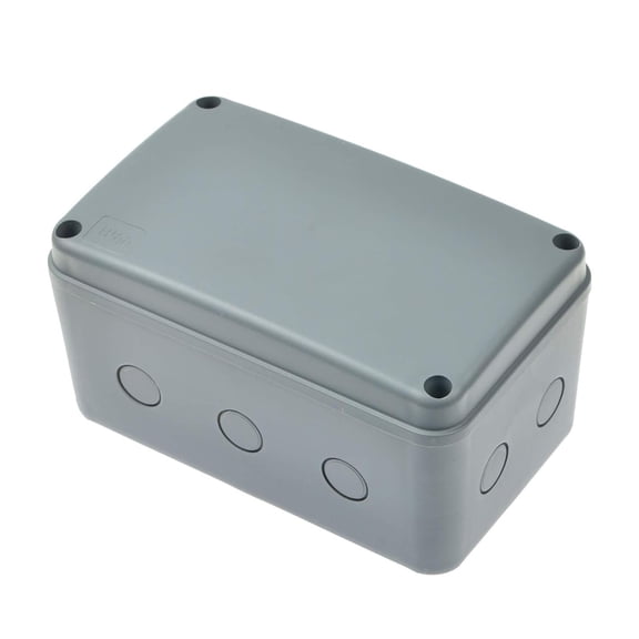 Waterproof Junction Box, 1PK IP66 Waterproof & Dustproof,Outdoor/Indoor Junction Box,Electrical Project Enclosure(181x111x100mm) DIY Opening Hole,for Terrace,Workshop