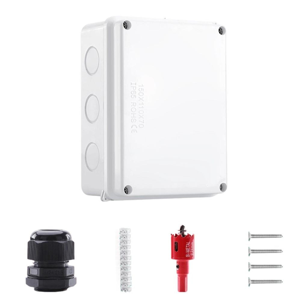 Waterproof Junction Box With Terminals Electrical Cable Wire Connectors Box