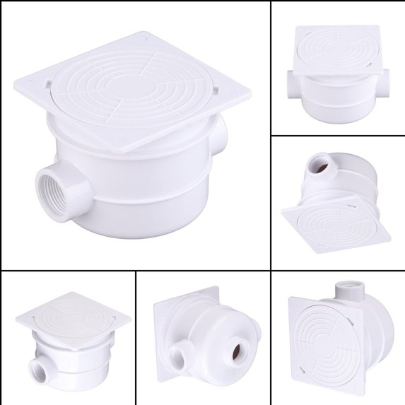 Pool Weatherproof Junction Box Waterproof Junction Box for Underwater Lights, Durable Plastic, Ideal ...