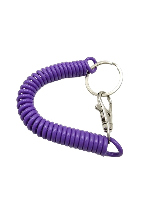 Waterproof Key Holder Multifuntional Coil Spring Keychain Secure Key Jewelry Suitable for Keys Gyms Pools and Beaches