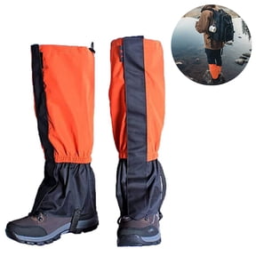 Waterproof Kids Leg Boot Gaiters Children Hiking Hunting Climbing Protective Gear - orange