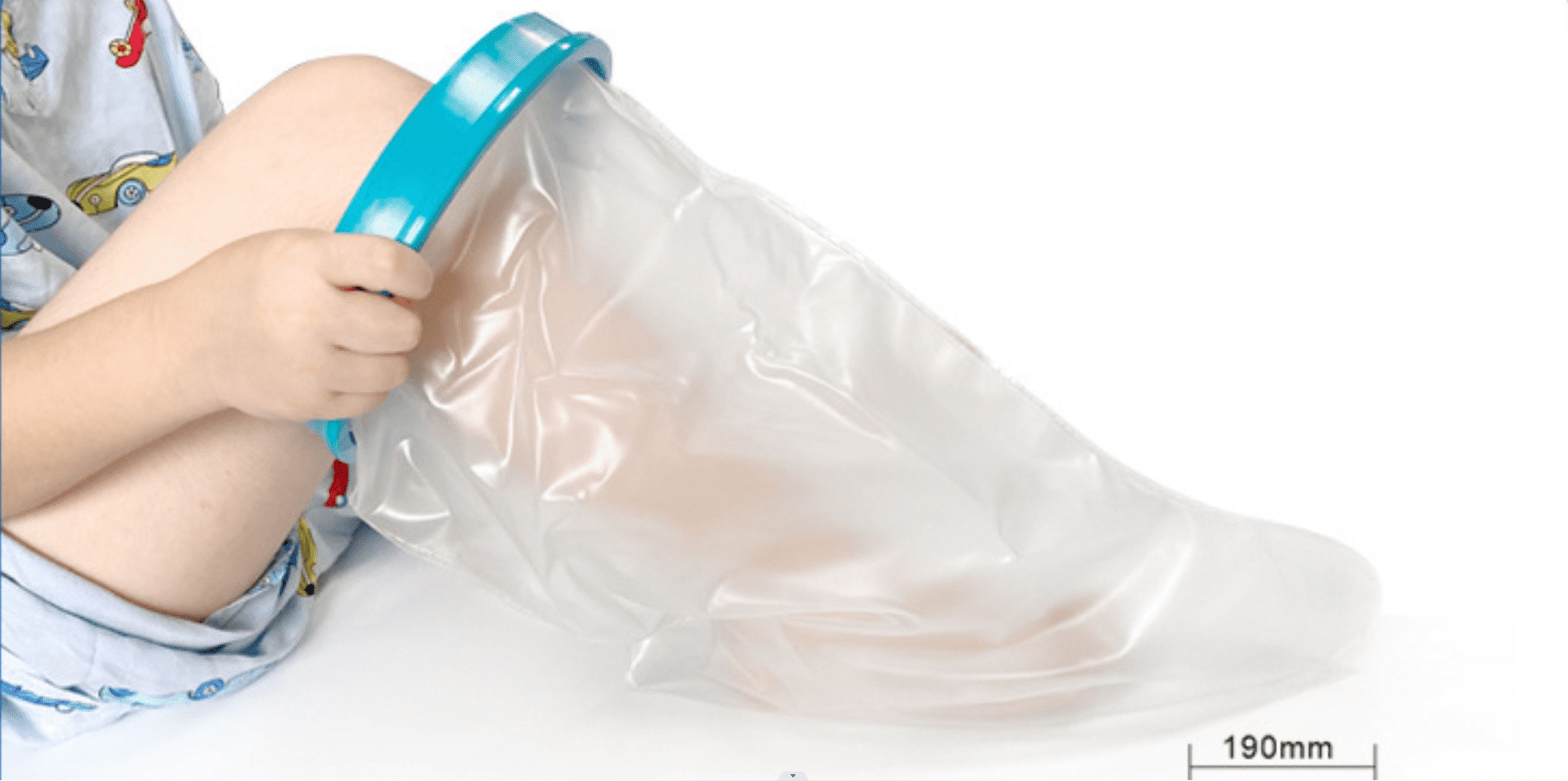 Waterproof Kids Leg Cast Cover for Shower Bath Teens leg Waterproof and