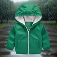thumbnail image 1 of Waterproof Kids Rain Jacket Windbreaker Toddler Outerwear, 1 of 7