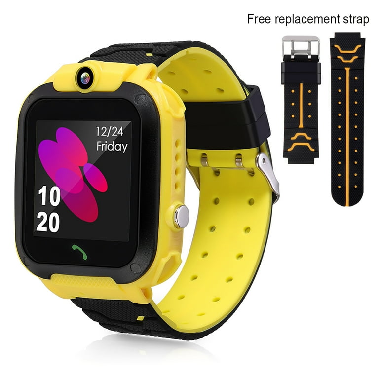 Waterproof Kids Smart Watches with GPS Tracker Phone Call for Girls Digital Wrist Watch Sport Smart Watch Touch Screen Cellphone with Camera