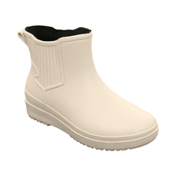 Waterproof Kitchen Boots For Women Summer Short Plastic Rain Shoes Thickened Overshoes