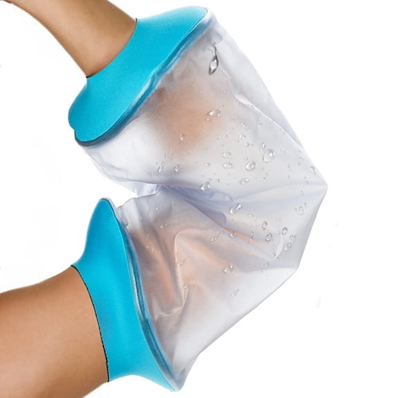 Waterproof Knee Cast Cover for Shower, Reusable BanFonmwine Protector for Post-Surgery Wound, Leg Cast Bag for Bathing, Multiple Sizes