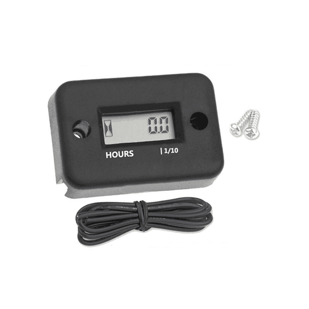 Waterproof LCD Display Digital Hour Meter Inductive Timer for Bike