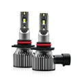 thumbnail image 1 of Waterproof LED Car Headlight Bulbs - 9005, 6500K, 120W, 12000LM, Bright Headlights, Set of 2, 1 of 7