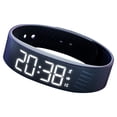 thumbnail image 1 of Waterproof LED Digital Wristband Slim Fitness Tracker Smart Sports Watch with Pedometer Activity Tracker Casual Sports Bracelet for Teens Students Adults,Black, 1 of 9