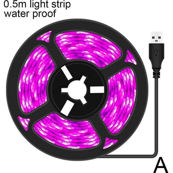 Waterproof LED Grow Light Strip USB Full Spectrum Lamp Indoor Plant Veg Flower O1D3