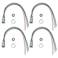 thumbnail image 1 of Waterproof LED Indicator Lights (Red and Green) 4 Sets Common Cathode 10mm 110-220V, 1 of 8