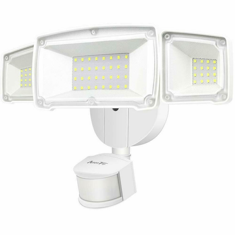 Waterproof LED Motion Sensor Light, 3500-Lumen Ultra Bright Triple Head Garden Yard Outdoor Motion Security Lamp. Waterproof LED Motion Sensor Light, 3500-Lumen Ultra Bright Triple Head Garden Yard Outdoor Motion Security Lamp.