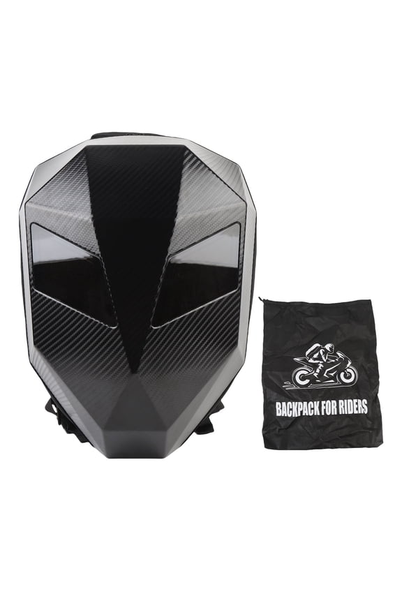Waterproof LED Motorcycle Riding Backpack with Bluetooth APP Control, Smart DIY Programmable Motorbike Luggage Bag for Men & Women Laptop Travel Cycling, 14.17 x 7.09 x 18.90 inches / 36 x 18 x 48 cm
