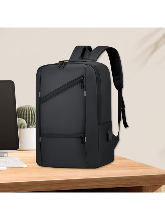 Waterproof Laptop Backpack 16.92"x11.81"x4.72" | Lightweight Wear-resistant Multi-compartment Travel Business Computer Bag | Multiple Colors | 1 Pack