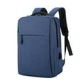 thumbnail image 1 of Waterproof Laptop Backpack Travel Multifunctional Large Backpack School Shoulder Bag Sport Rucksack USB Charging DARK BLUE, 1 of 7