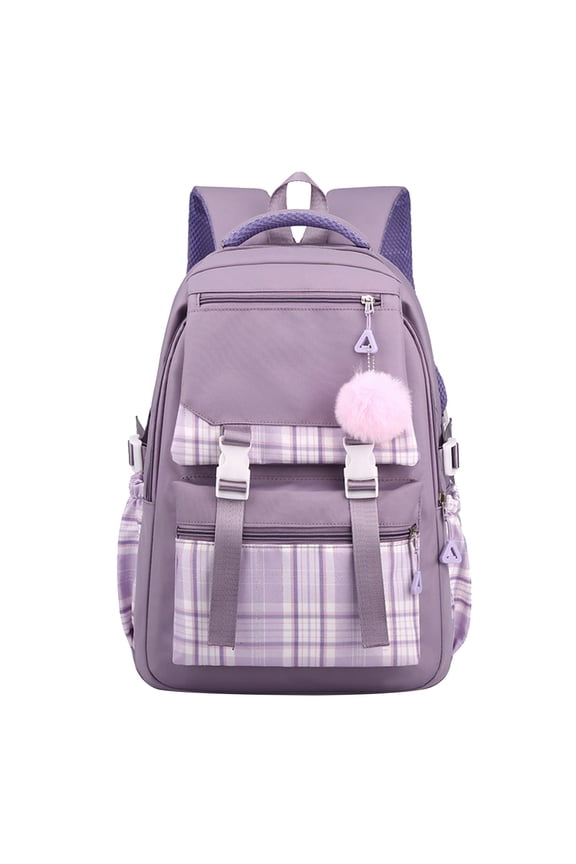 Waterproof Laptop Backpack for Women Anti-Theft Daypack Large Capacity Schoolbag Double Zipper Daypack