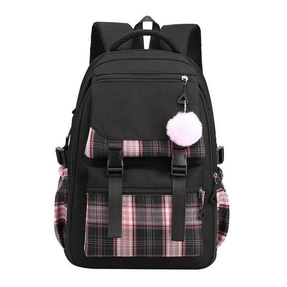 Waterproof Laptop Backpack for Women Anti-Theft Daypack Large Capacity Schoolbag Double Zipper Daypack