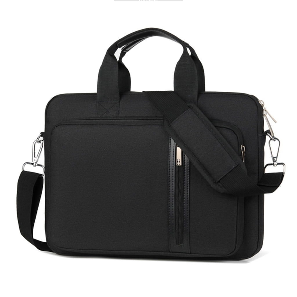 Oxford Cloth Laptop Sleeve Shoulder Bag Water-Resistant Protective Bag Business for 14 15.6 17.3" Notebooks
