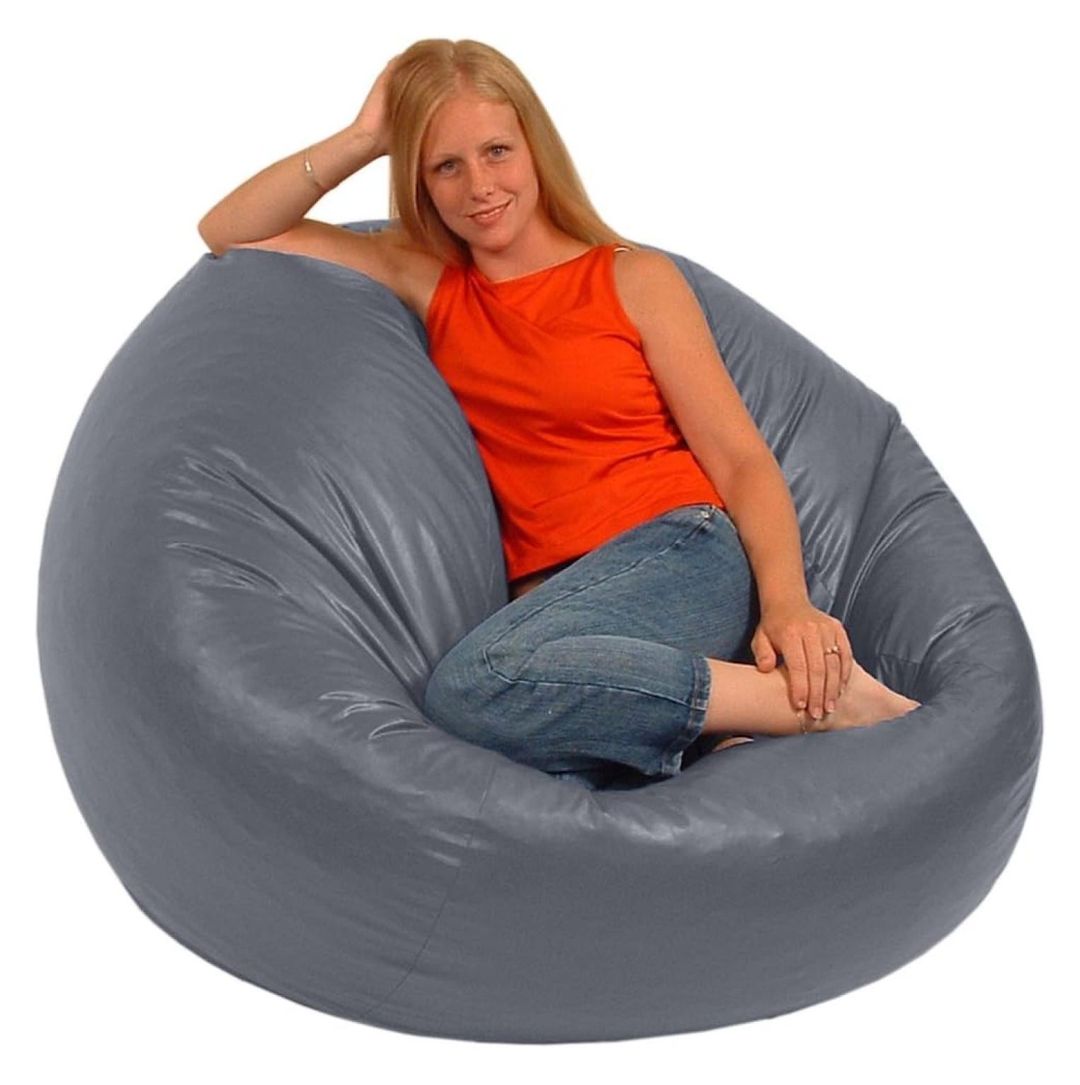 Waterproof Large Vinyl Marine Grade Boat Bean Bag Chair Filled w