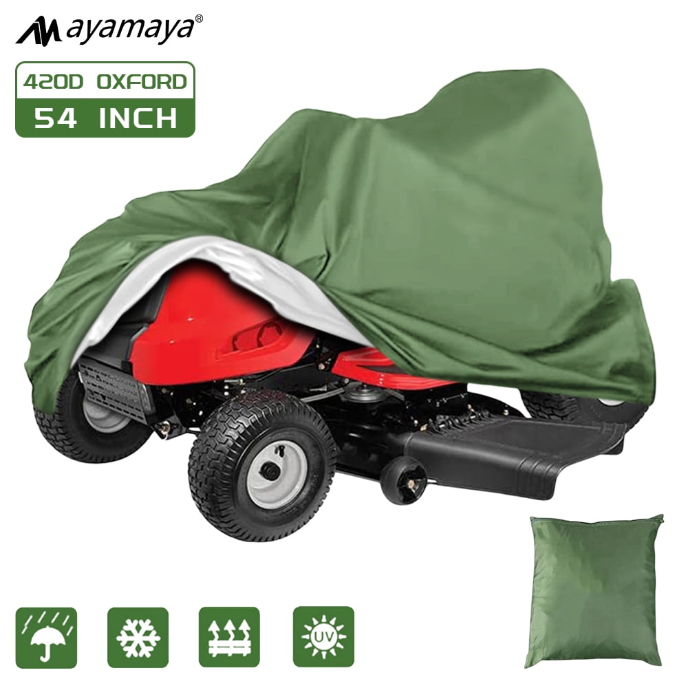 Waterproof Lawn Mower Cover,AYAMAYA Windproof Adjustable TearResistant