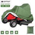 thumbnail image 1 of Waterproof Lawn Mower Cover,AYAMAYA Windproof Adjustable Tear-Resistant 420D Riding Lawn Mower Covers for Winter Outdoor (Green), 1 of 7