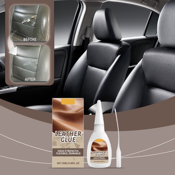 Waterproof Leather and Fabric Glue, Strong Flexible Bond for Shoes, Bags, Upholstery, and DIY Repairs, Clear Drying and Seamless Finish for Indoor Outdoor Use