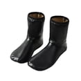 thumbnail image 1 of Waterproof Leather Socks, Thermal Non-Slip Indoor Floor Socks with Fleece Lining Middle Tube Socks, 1 of 1