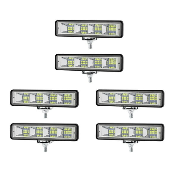 Waterproof Led Boat Lights,6 Lights 72W Waterproof Tested Deck/Dock Marine Lights 2200LMS 120Flood Light,Ship Lights