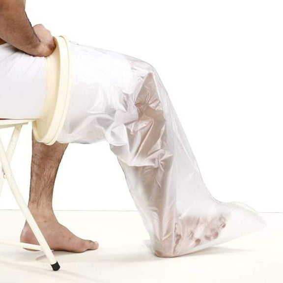 Waterproof Leg Cast Cover, Lightweight, Reusable and Transparent - HealthGoodsIn